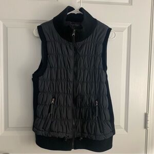 Calvin Klein Performance Puffer Vest in black and gray Sz XL Extra Large